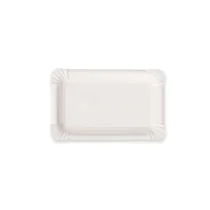 NATUREStar Papirplate rektangulær | papir, hvit, 10 x 250 Stykk, SFM-41504