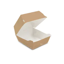 NATUREStar Økologiske hambugerbokser Carta | papp/PE, 6 x 50 Stykk, SFM-0879P