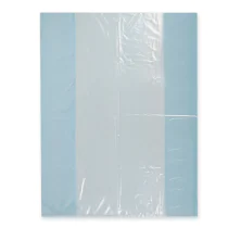 Hygostar sidekileveske | LDPE, transparent-blå, 1 x 500 Stykk, SFM-52210