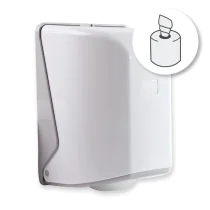 Franz Mensch papirhåndkledispenser "Roll" | Plast, hvit, 1 x 1 Stykk, SFM-88830