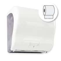 Franz Mensch Håndkledispenser "Autocut" | Plast, hvit, 1 x 1 Stykk, SFM-88872