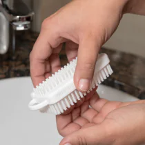 Haug Bürsten neglebørste, hvit, 10 x 1 Stykk, SFM-T3250