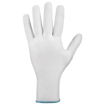 Stronghand Standard Laiwu 03261, finstrikkede hansker, hvit-blå, 20 x 12 par, SFM-TF0326108