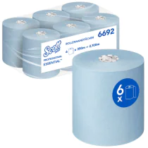 Kimberly Clark Scott Essential håndklær 6691, 1-lags, rull, FSC-Mix, 1 x 6 Stykk, SFM-0301P