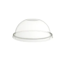 Green Box Lukket 9,5 cm PLA kuppellokk, klar, 2000 stykker, SGB-DCD00131