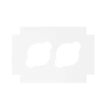 Green Box Pappinnsatser for 2-hulls cupcake-bokser, hvit, hvit, 1000 stykker, SGB-DRE03512