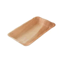 Green Box rektangulære dype tallerkener med håndflate, beige, 200 stk, SGB-DTW053