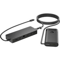 HP Universal USB-C Hub – Allsidig Tilkobling, Dobbelt 4K (HP9H0H9AA, 1 Eske)