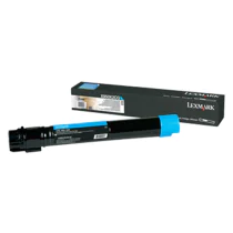 Lexmark X950 Toner – Høy kapasitet, 22K sider (LEXX950X2CG, Cyan, 1 Eske)