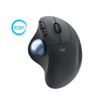Logitech ERGO M575 Trackball – Økt Komfort, Redusert Muskelbelastning (LOG910006221, Grafitt, 1 Eske)