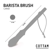 Cottam Kaffe Børste – Rengjøring av Kaffeutstyr, 50 Stykk, SCT-038