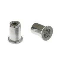 Arvid Nilsson Naglemutter FTT aluminium cylindrisk med flatt hode SAN-494