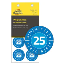 Avery Inspeksjonsplater – Ekstra Slitesterke, 1 Blokk, SAV-18