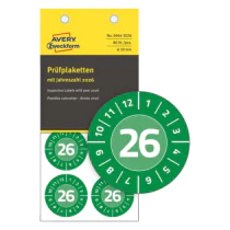 Avery Inspeksjonsplater – Ekstra Slitesterke, 1 Blokk, SAV-20