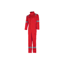 Bulldog Kjeledress – Flammehemmende, Høy Slitestyrke, Rød (Størrelser 42-68), SBD-5309