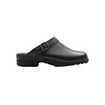 Monitor Backstrap Arbeidsklokke – Ergonomisk, Sklisikker(1000253, Svart, Unisex, 1 par tresko, størrelse-35)