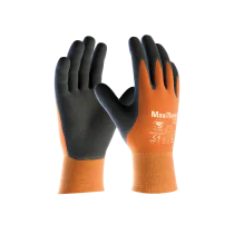 ATG MaxiTherm Hansker – Slitesterk, Komfortabel(1000295, oransje, Unisex, 12 Par, størrelse-6)