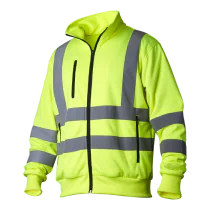 Vidar V7009 Sweat – Høy Synlighet, Komfortabel(1001230, Gul, Unisex, 1 Stykk, størrelse-S)