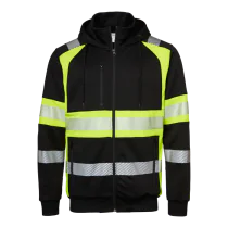 Top Swede 603 Sweat, Herre, Svart/fluorescerende gul, Størrelser XS-3XL, SBG-1001889