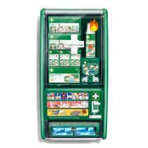 Cederroth Førstehjelpsstasjon – Brannskadebeskyttelse (1002264-409, Blå, 1 Stykk, størrelse-Standard)