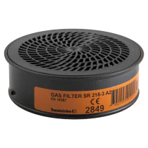 Sundström Gasfilter SR 218 – Optimal Gassbeskyttelse (1002405-001, Svart, 1 Stykk, størrelse-Standard)