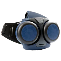 Sundström SR 500 Fan – Batteridrevet, Lang driftstid (1002434-907, Svart/blå, 1 Stykk, størrelse-One Size)