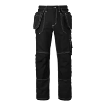 Top Swede Craftsmen Bukser – Prekuttede Ben(1000856, Svart, Unisex, 1 stykke bukser, størrelse-C42)