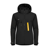 Matterhorn Dameshelljakke – Vannavstøtende(1000768, Svart, Dame, 1 stykke jakke, størrelse-34)