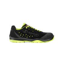 Sixton Cuban Arbeidssko – Lett & Pustende(1001221, Svart, Unisex, 1 Par, størrelse-35)