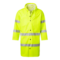 Top Swede 9295 Regnjakke – Høy Synlighet, Vanntett(1000993, Fluorescerende gul, Unisex, 1 Stykk, størrelse-XS)