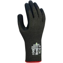 Showa S-Tex 581 Hansker – Kuttbeskyttende, fleksibel ( 1235-6/S, Svart, 1 Par, Størrelse-6/S )