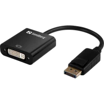 Sandberg Adapter DisplayPort>DVI, 1 Stykk, SEN-508-45