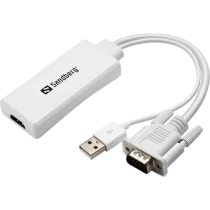 Sandberg VGA+Audio til HDMI-konverter, 1 Stykk, SEN-508-78