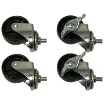 Sandberg hjul for Alu Slatwall 4-pakning, 1 Stykk, SEN-999-51