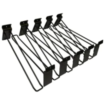 Sandberg kroker for Alu Slatwall, 1 Stykk, SEN-999-55