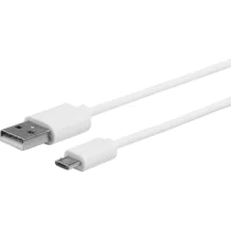eSTUFF MicroUSB-kabel 1m Hvit, 1 Stykk, SEN-ES603007