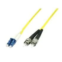 MicroConnect optisk fiberkabel, LC-ST, singlemode, duplex, OS2 (gul), 15m, 1 Stykk, SEN-FIB411015