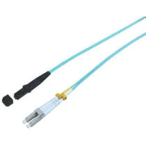 MicroConnect optisk fiberkabel, LC-MTRJ, multimodus, dupleks, OM3 (akvablå), 10m, 1 Stykk, SEN-FIB432010