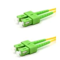 MicroConnect optisk fiberkabel, SC-SC, Singlemode APC, Duplex, OS2 (gul) 1m, 1 Stykk, SEN-FIB881001