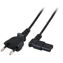 MicroConnect Strømkabel EU Type C - C7 Vinklet, 1,8m, 1 Stykk, SEN-PE030718AR