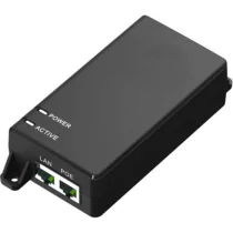 MicroConnect 60W 802.3af/at PoE-injektor UK, 1 Stykk, SEN-POEINJ-60W-UK