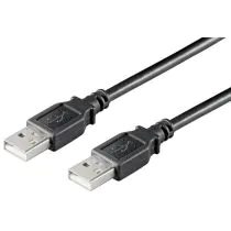 MicroConnect USB 2.0-kabel, 0,1 m, 1 Stykk, SEN-USBAA01B