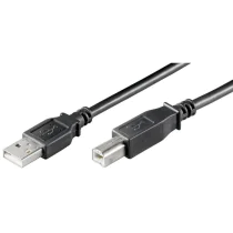 MicroConnect USB2.0 A-B-kabel, 0,1 m, 1 Stykk, SEN-USBAB01B