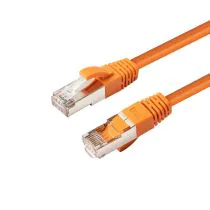 MicroConnect CAT6A S/FTP 0,25m Oransje LSZH, 1 Stykk, SEN-W127067687