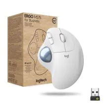 Logitech ERGO M575 trådløs styrekulemus, hvit, business, 1 Stykk, SEN-W128235265