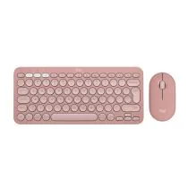 Logitech Pebble 2 Combo tastatur og mus, rosa, 1 Stykk, SEN-W128825851