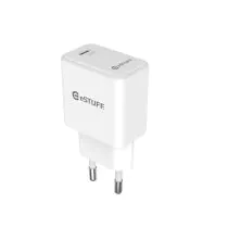 eSTUFF USB-C-lader EU PD 20W, 1 Stykk, SEN-960