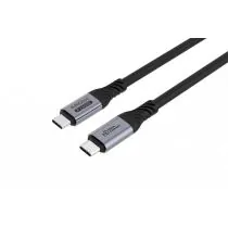 MicroConnect USB-C-kabel, 0,25 m til 1 m, 240 W, 40-80 Gbps, USB4 Gen 3x2 & 4, 1 Stykk, SEN-950