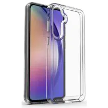 eSTUFF LONDON TPU-deksler for Samsung Galaxy, iPhone, Google Pixel og Motorola-enheter - Gjennomsiktig og svart, 1 Stykk, SEN-046
