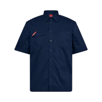 Engel Kortermet Arbeidsskjorte – Lettvektsmateriale, Optimal Passform (7184-812-165-2XL, Blekk blått, 1 Stykk, størrelse-2XL)
